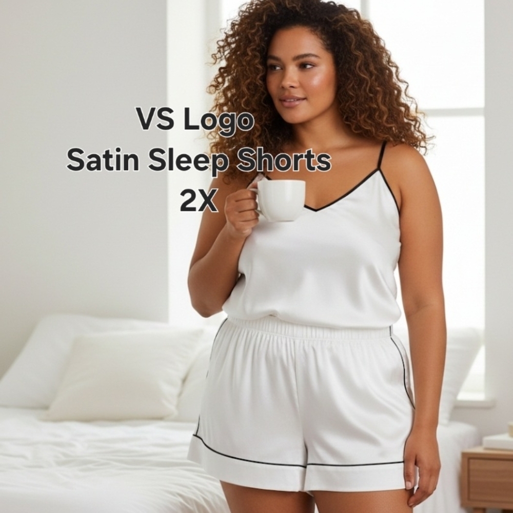 Victoria's Secret Satin Pajamas Shorts 2X